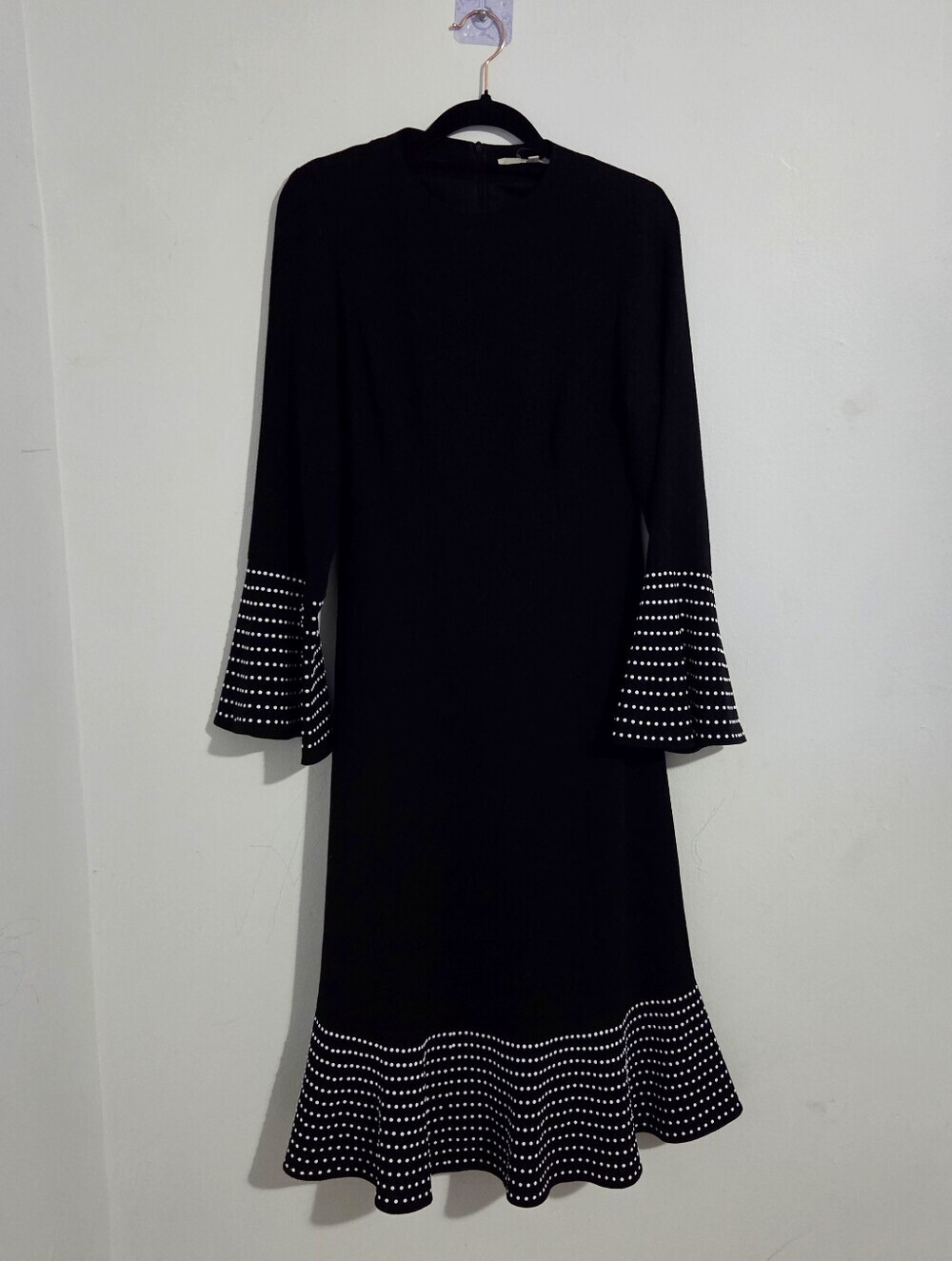 Carlucci Beaded A-Line Midi Dress